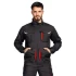 Jacheta de lucru tercot Kastor stretch, 250g/m2, negru/portocaliu