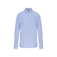 Camasa cu maneca lunga barbati, 100% bumbac, 125 g/mp, albastru deschis Camasa cu maneca lunga barbati, 100% bumbac, 125 g/mp, albastru deschis