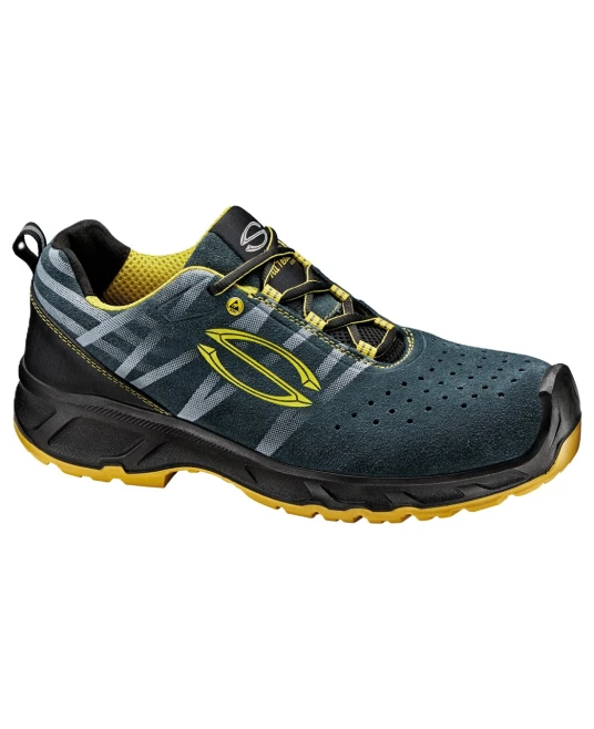 Pantofi de protectie S1PS ESD, bombeu fibre de sticla si lamela antiperforatie compozit, gri