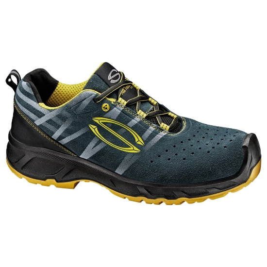 Pantofi de protectie S1PS ESD, bombeu fibre de sticla si lamela antiperforatie compozit, gri