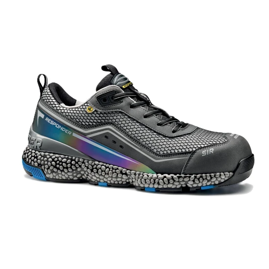 Pantofi de protectie S1P, ESD bombeu aluminium, gri