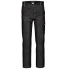Pantaloni de lucru stretch 97% bumbac, 3% spandex, ripstop, cusaturi triple, negru