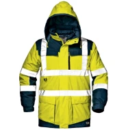 Jacheta premium pilot 4-in-1 HiVis, galben albastru