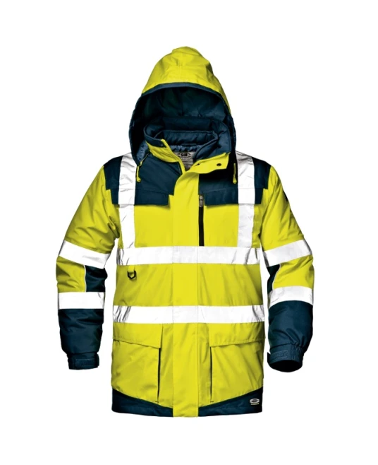 Jacheta premium pilot 4-in-1 HiVis, galben albastru