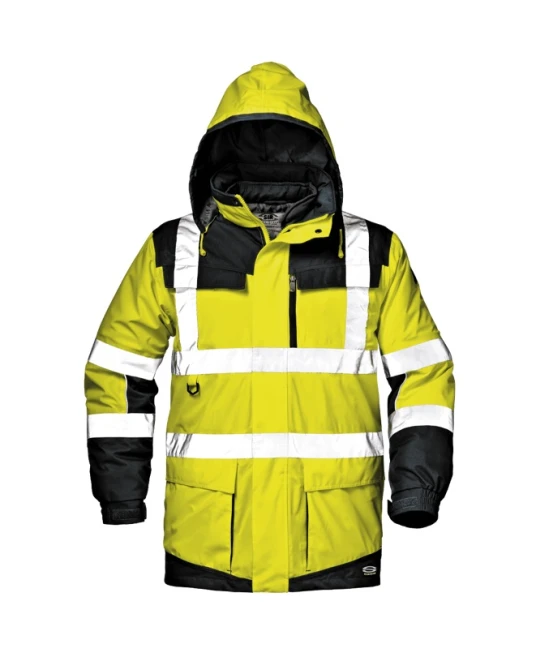 Jacheta premium pilot 4-in-1 HiVis, galben negru