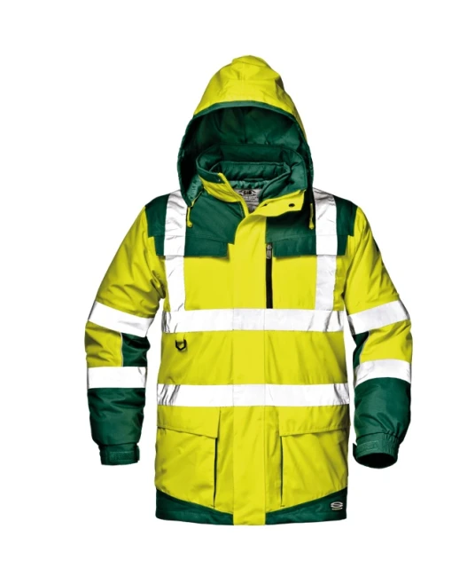 Jacheta premium pilot 4-in-1 HiVis, galben verde
