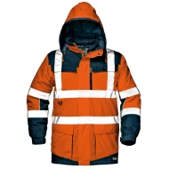 Jacheta premium pilot 4-in-1 HiVis, portocaliu albastru