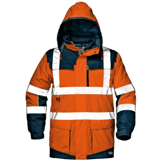 Jacheta premium pilot 4-in-1 HiVis, portocaliu albastru