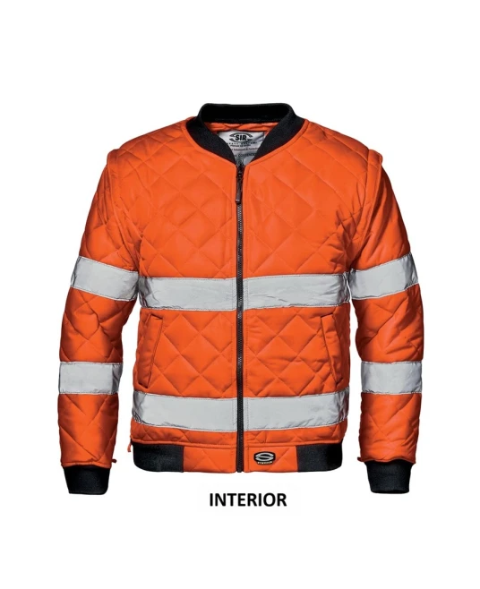 Jacheta premium pilot 4-in-1 HiVis, portocaliu
