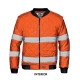 Jacheta premium pilot 4-in-1 HiVis, portocaliu