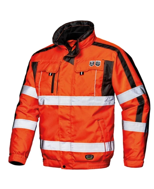 Jacheta premium pilot 4-in-1 HiVis, rosu