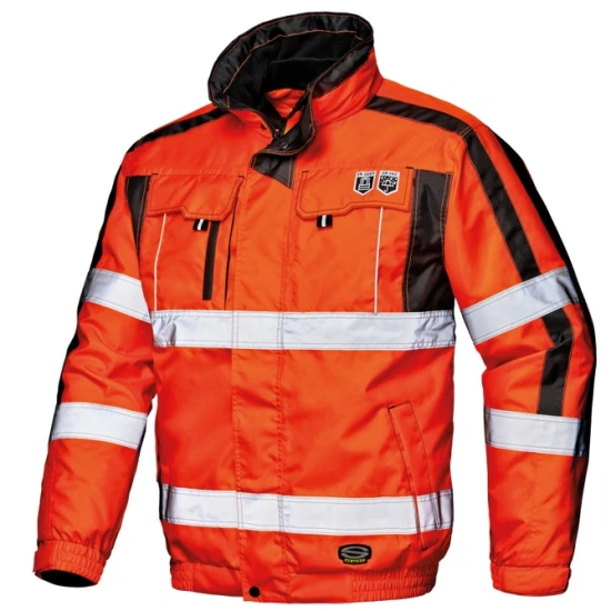 Jacheta premium pilot 4-in-1 HiVis, rosu