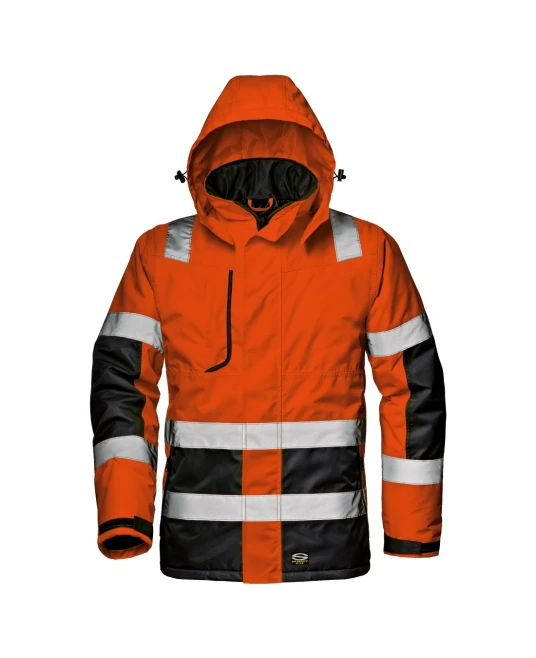 Jacheta premium parka HiVis, portocaliu
