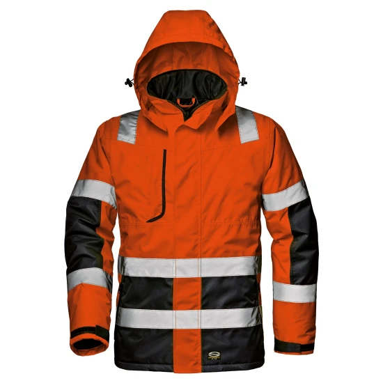 Jacheta premium parka HiVis, portocaliu