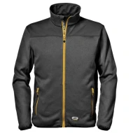 Hanorac premium cu fermoar, captuseala fleece, gri