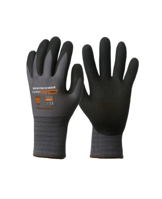 Manusi spuma nitril, protectie medii de lucru uscate Manusi spuma nitril, protectie medii de lucru uscate