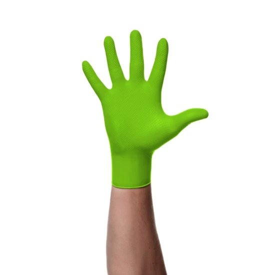 Manusi unica folosinta premium Go Grip Green, nitril, 50 buc/cutie, verde Manusi unica folosinta premium Go Grip Green, nitril, 50 buc/cutie, verde