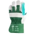 Manusi de protectie piele spalt groasa bovina, verde