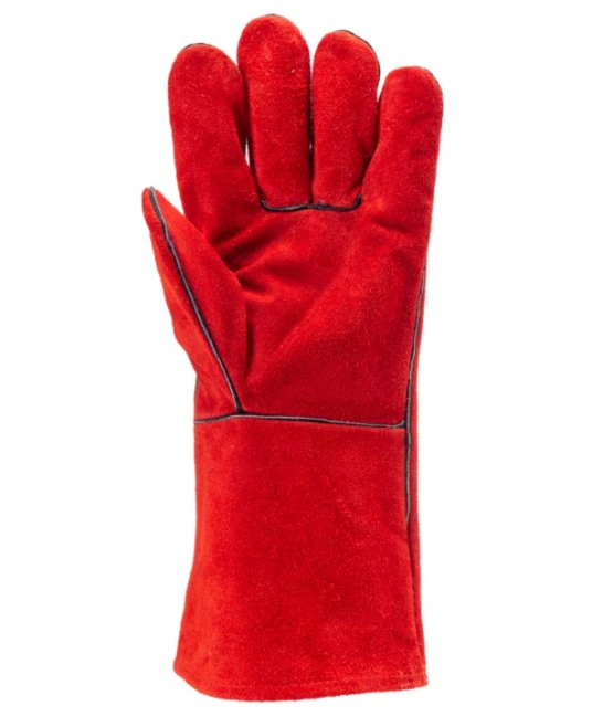 Manusi rosii piele bovina, rosu