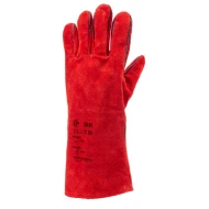 Manusi rosii piele bovina, rosu