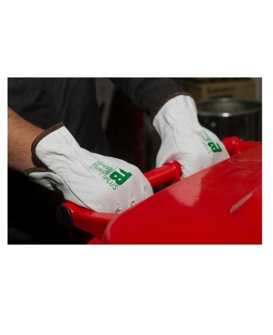 Manusi de protectie piele integrala de bovina, rezistente la abraziune, Gri Manusi de protectie piele integrala de bovina, rezistente la abraziune, Gri