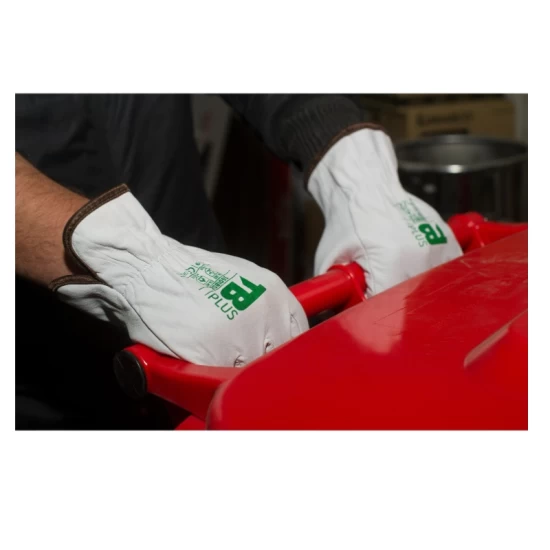 Manusi de protectie piele integrala de bovina, rezistente la abraziune, Gri Manusi de protectie piele integrala de bovina, rezistente la abraziune, Gri