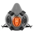Semimasca de protecție respiratorie TPR,  filtre baionetă