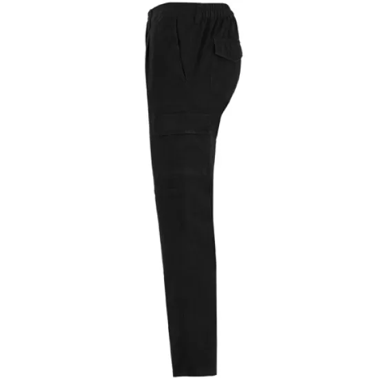 Pantaloni de lucru kombat, bumbac, 240g/m2, Negru Pantaloni de lucru kombat, bumbac, 240g/m2, Negru