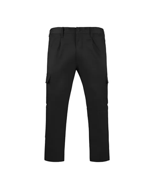 Pantaloni de lucru kombat, tercot 235g/m2, Negru Pantaloni de lucru kombat, tercot 235g/m2, Negru