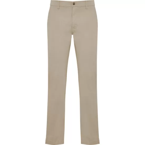 Pantaloni casual barbati, bumbac si elastan,280g/m2, bej Pantaloni casual barbati, bumbac si elastan,280g/m2, bej