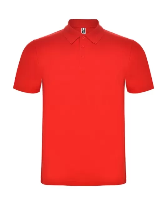 Tricou polo barbati bumbac 180g/mp, Rosu