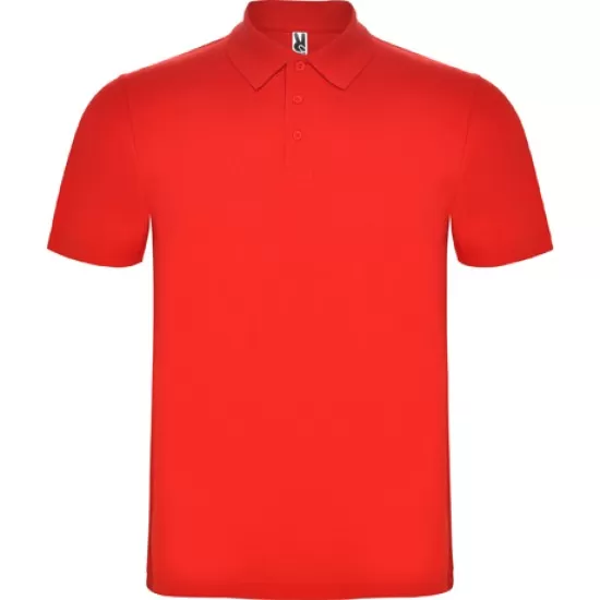 Tricou polo barbati bumbac 180g/mp, Rosu Tricou polo barbati bumbac 180g/mp, Rosu