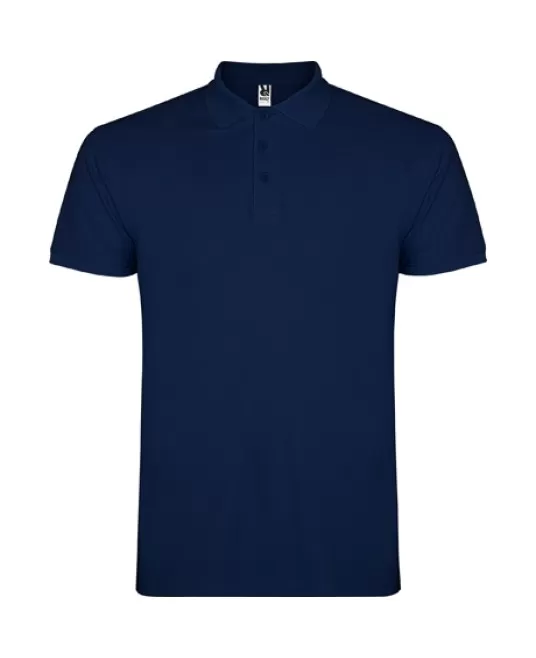 Tricou polo premium barbati, bumbac 200g/mp, Bleumarin Tricou polo premium barbati, bumbac 200g/mp, Bleumarin