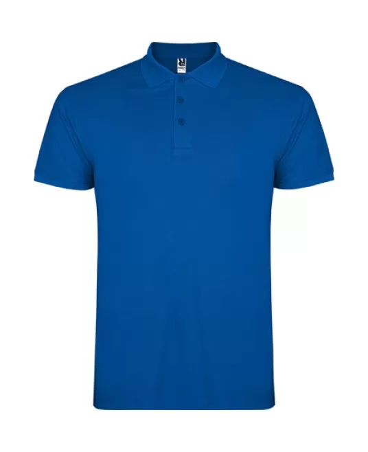 Tricou polo premium barbati, bumbac 200g/mp, Albastru regal Tricou polo premium barbati, bumbac 200g/mp, Albastru regal
