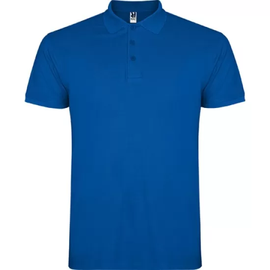 Tricou polo premium barbati, bumbac 200g/mp, Albastru regal Tricou polo premium barbati, bumbac 200g/mp, Albastru regal