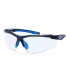 Ochelari de protectie usori cu brate flexibile, antracit incolor