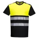Tricou HiVis premium, continut ridicat de bumbac, galben negru Tricou HiVis premium, continut ridicat de bumbac, galben negru
