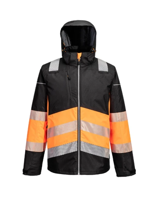 Jacheta premium de iarna HiVis, portocaliu-negru