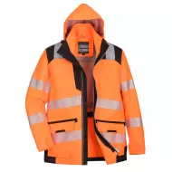 Jacheta premium HiVis 5-in-1, portocaliu-negru [PW367] 