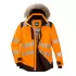Jacheta vatuita premium HiVis reflectorizanta, portocaliu si negru