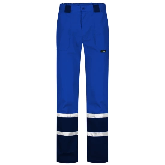 Pantaloni tercot Chars Daily cu dungi reflectorizante, 240g/m2, albastru Pantaloni tercot Chars Daily cu dungi reflectorizante, 240g/m2, albastru