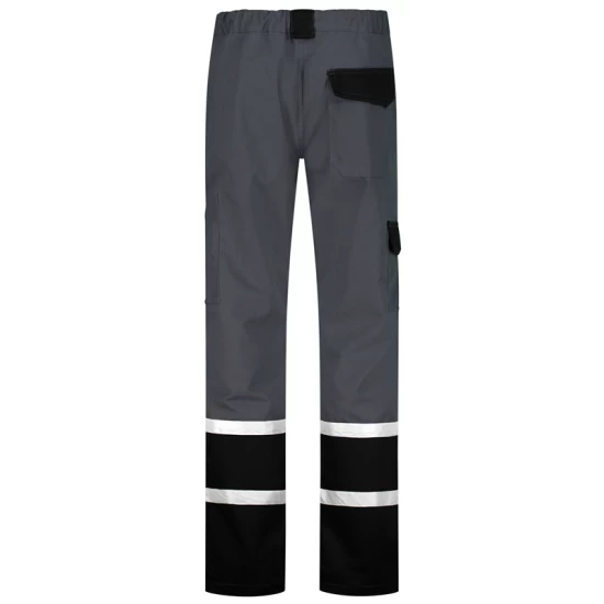 Pantaloni tercot Chars Daily  cu dungi reflectorizante, 240g/m2, gri