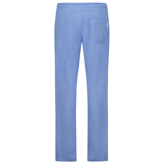 Pantaloni de lucru industria alimentara sau curatenie, tercot 160g/m2, albastru deschis Pantaloni de lucru industria alimentara sau curatenie, tercot 160g/m2, albastru deschis