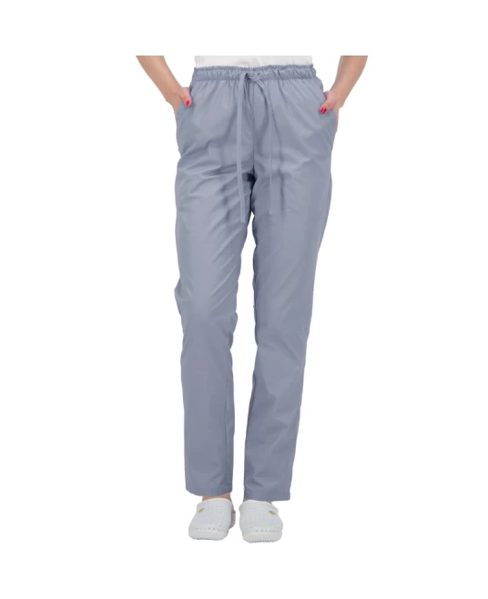 Pantaloni de lucru industria alimentara sau curatenie, tercot 160g/m2,  gri inchis Pantaloni de lucru industria alimentara sau curatenie, tercot 160g/m2,  gri inchis