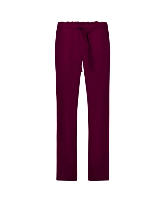 Pantaloni de lucru industria alimentara sau curatenie, tercot 160g/m2,  visiniu Pantaloni de lucru industria alimentara sau curatenie, tercot 160g/m2,  visiniu