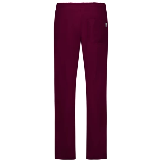Pantaloni de lucru industria alimentara sau curatenie, tercot 160g/m2, visiniu Pantaloni de lucru industria alimentara sau curatenie, tercot 160g/m2, visiniu