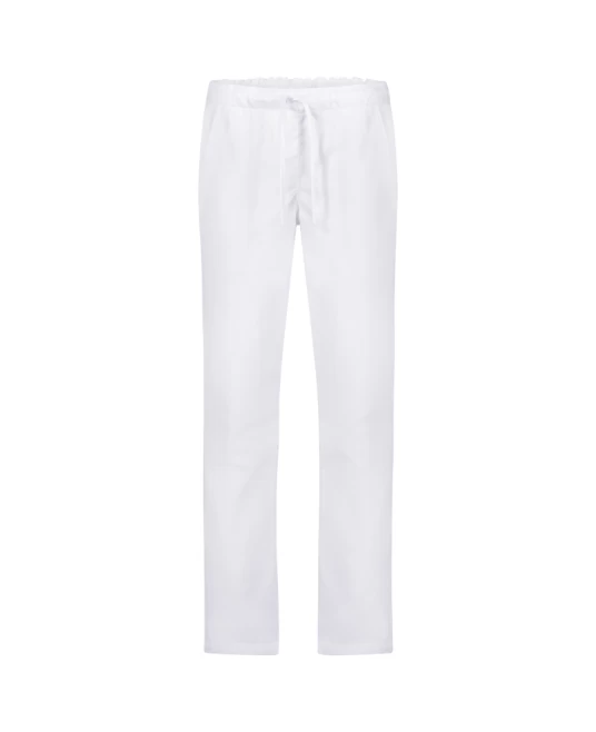 Pantaloni de lucru industria alimentara sau curatenie, tercot 160g/m2,  alb Pantaloni de lucru industria alimentara sau curatenie, tercot 160g/m2,  alb