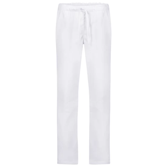 Pantaloni de lucru industria alimentara sau curatenie, tercot 160g/m2, alb Pantaloni de lucru industria alimentara sau curatenie, tercot 160g/m2, alb