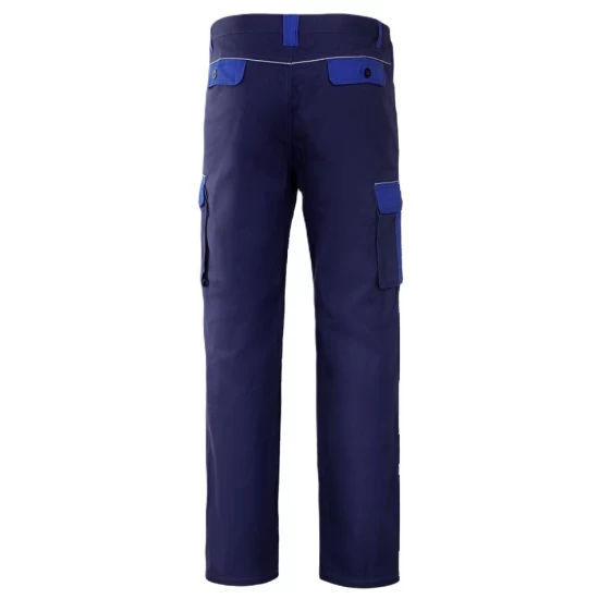 Pantaloni de lucru bumbac Asimov, densitate 240g/m2, bleumarin/albastru Pantaloni de lucru bumbac Asimov, densitate 240g/m2, bleumarin/albastru