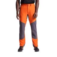 Pantaloni stretch pentru exterior, portocaliu-gri inchis